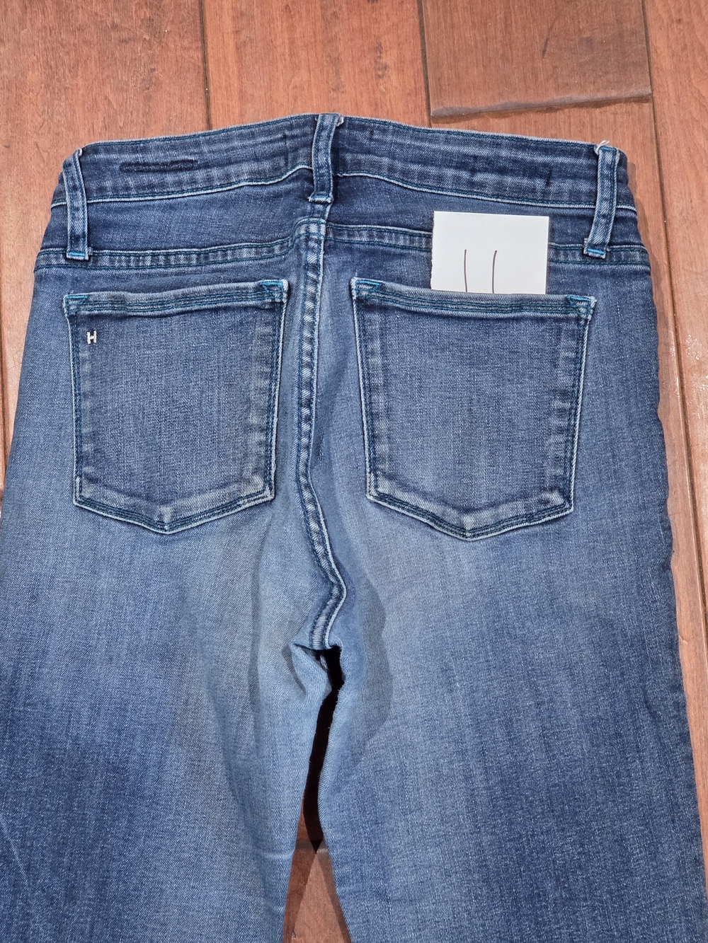 HAALA Women’s Slim Straight Jeans — Blue - Picture 3 of 4
